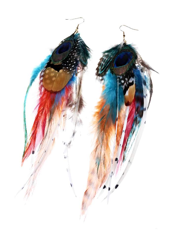 Claires_Multi-coloured feather earrings _12, 14.99 Euro, 26.90 CHF, 59.99 PLN-007-2014-06-02 _ 17_43_18-80