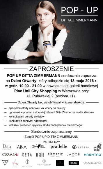 Dzień otwarty POP UP DITTA ZIMMERMANN