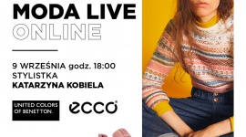 Stylizacje marek Benetton oraz Ecco podczas spotkania Moda Live Online Moda, LIFESTYLE - W Galerii Klif w Gdyni odbędzie się kolejne spotkanie w ramach popularnego cyklu Moda Live Online. Stylistka Katarzyna Kobiela przedstawi kompozycje ubrań marki United Colors of Benetton oraz butów marki Ecco. Wydarzenie odbędzie się w środę 9 września o godzinie 18:00.