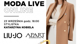 Gdynia: Liu Jo oraz Apart - spotkanie Moda Live Online w Galerii Klif Moda, LIFESTYLE - Ósme spotkanie w ramach cyklu Moda Live Online odbędzie się w środę, 23 września w salonie marki Liu Jo w Galerii Klif w Gdyni, gdzie stylistka Katarzyna Kobiela zaprezentuje zestawy skomponowane z ubrań włoskiej marki. Stylizacje uzupełni biżuteria marki Apart.